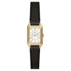 FOSSIL Raquel 女士方形皮革手錶 ES5470