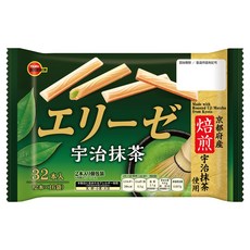 부르봉 엘리제 웨이퍼 말차, 115g, 1개