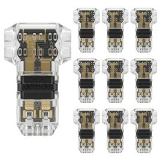 차티스트 자동차 T자형 무탈피 전선 연결 커넥터 CS036 T2 타입, 10개