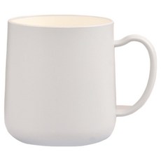 코다치프 북유럽풍 심플 모란디 심플 손잡이 욕실 양치컵 9.2 x 8.2 cm, 뉴 화이트, 1개
