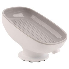 머스트샵 물빠짐 프리미엄 실리콘 비누받침대, 그레이, 1개