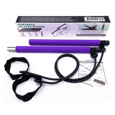 수앤스타일 필라테스 다기능 피트니스 바 색상상자, 보라색, 1개