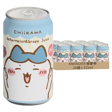 AMANDIER 雅蒙蒂 吉伊卡哇西瓜葡萄果汁, 24個, 315ml