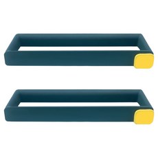 더리빙 접착식 후크 슬리퍼 걸이, 오션 블루, 2개