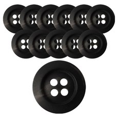 동대문단추왕 무광 수문장 단추 15mm 125, BK 10, 12개