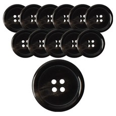Button King 東大門鈕扣王 亮面一般邊框 129 鈕扣 28mm, BK 10, 12個