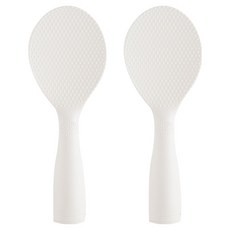 아케이바이 프리미엄 튼튼한 스탠딩 주걱, 화이트, 2개