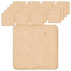 민화샵 MDF 자석 이름표 S250131, 사각, 20개