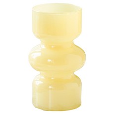 바이데 프랑스 중세 스타일의 인테리어 화병, 연한 노란색