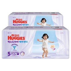 하기스 맥스드라이 에어 팬티형 기저귀 남여공용 특대형, 80매, 5단계