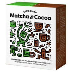 마녀의부엌 제로슈가 저칼로리 라떼 음료 말차 20g x 3p + 코코아 16g x 3p 세트, 6개입, 1개