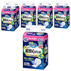 Relief 日本原裝進口 紙尿褲專用尿布片 夜間安心型 4次吸收量, FREE(onesize), 6個, 42片