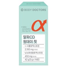 바디닥터스 알파CD 원데이 핏, 14회분, 1개