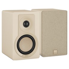 Dali Kupid 저손실 베이스 미드레인지 드라이버 수작업 제작 패시브 북쉘프 스피커 2종 세트 245 x 150 x 198 mm, CARAMEL WHITE