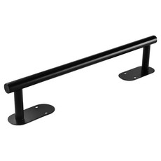 휘경일 무타공 주방 타월걸이 이중 후크, 블랙, 1개