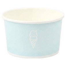 아이엔피 파스텔컬러 젤라또 컵용기 블루 120ml, 1개, 80개입