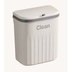 존글로벌 걸이형 음식물 쓰레기통 12L, 퓨어화이트, 1개