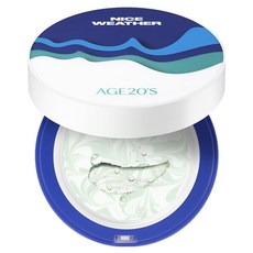 AGE20'S 鎮靜長效防護好天氣防曬精華粉餅 SPF50+ PA++++, 12.5g, 1個