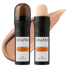 그라펜 팁 스케치 멀티 커버 파운데이션 20ml, 23호 샌드, 1개