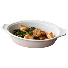 Amakuru 陶瓷橢圓形雙耳沙拉碗