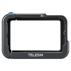 TELESIN 適用於 Osmo Action 3 / 4 / 5 pro 系列的金屬保護籠, 1個, S6-FMS-13-TDJ