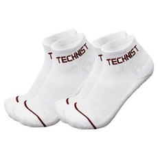 테크니스트 남성용 배드민턴 단목 양말 2켤레 TS-9 TS-10, WINE, 2개