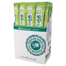 Ohikorea 無酒精 便攜式口腔清潔劑 條狀漱口水 麝香葡萄味 30入, 1個, 330ml