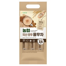 농협식품 국산 호두 율무차, 20g, 1개, 30개입