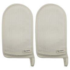 오션타올 프리미엄오가닉 슬림바디퍼프, 아이보리, 2개, 1개입