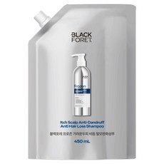 블랙포레 프로즌 가려운 두피 비듬 탈모증상완화 샴푸 리필, 1개, 450ml