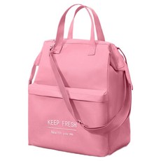 테이아 출근 피크닉 등원 어디든 keep fresh 보냉백, 핑크