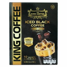 TNI KING COFFEE 冰即溶黑咖啡, 16g, 10入, 1盒