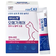 후디스펫 고양이 오메가케어 츄르 영양제 20p, 200g, 1개, 피부+활력