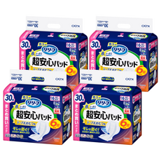 Kao 花王 日本原裝進口 Relief 紙尿褲專用尿布片 夜間安心型 6次吸收量, FREE(onesize), 4個, 30片