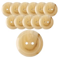 동대문단추왕 유광 2열 145 단추 15mm, 베이지 31, 12개