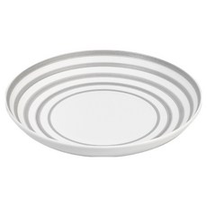 J.L Coquet Hemisphere 灰色條紋義大利麵盤 中 24cm