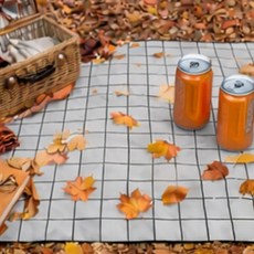 더해피 접이식 피크닉매트, 07 타일 체크