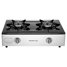 나비엔 매직 가스레인지 2구 방문설치, GRF-1122PD(실버), LPG