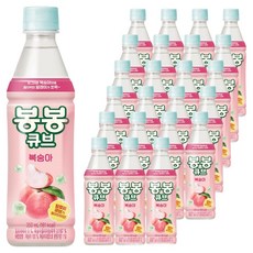 봉봉 큐브 복숭아, 24개, 350ml