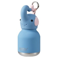 아소부 스텐 진공 보온보냉 캐릭터 키링 미니 베스티 텀블러, 엘리펀트, 1개, 200ml 엘리펀트, 1개, 200ml
