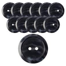 동대문단추왕 유광 2열 145 단추 18mm, 네이비 58, 12개