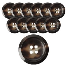 Button King 東大門鈕扣王 亮面豹紋 142 鈕扣 30mm