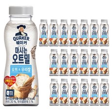 퀘이커 마시는 오트밀 오트&우리쌀, 50g, 20개