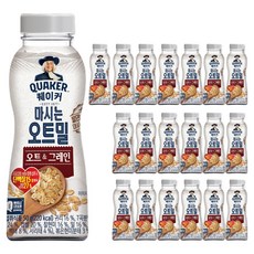 QUAKER 桂格 飲用燕麥片 燕麥與穀物 單包裝, 50g, 20個