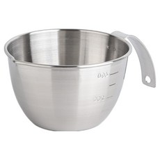 플라라 쿠킹 요리 스텐 손잡이 계량컵, 실버, 1개, 500ml