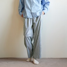 Sosomido 情侶款居家棉質九分睡褲