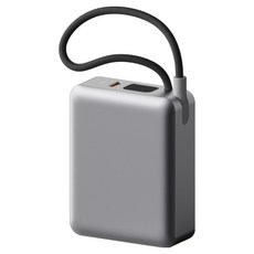 디버스 10 000mAh 일체형 미니 보조배터리 C타입, 스페이스 블랙, 8800320248999