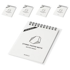 두성종이 미네랄 페이퍼 메모지, 01 스톤, 5개, 32매
