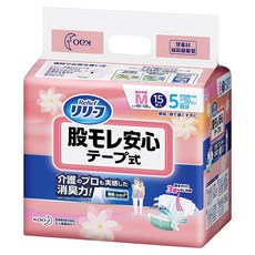 Relief 防漏安心黏貼式紙尿褲 男女適用, M碼, 1個, 15片