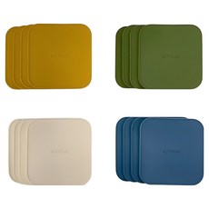 ALTTEURI 方形杯墊 4款 x 4入組